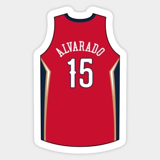 Jose Alvarado New Orleans Jersey Qiangy Sticker